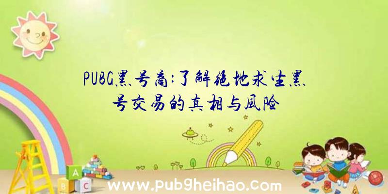 PUBG黑号商:了解绝地求生黑号交易的真相与风险